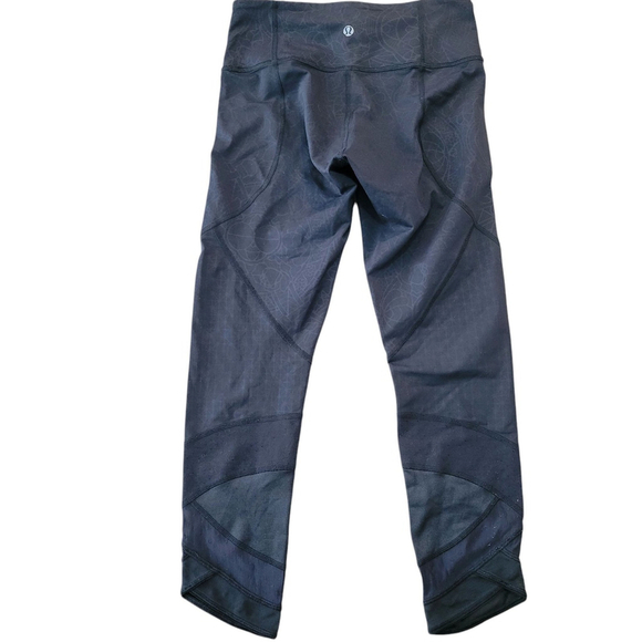 Lululemon Athletica Leggings Women's Size 4 Black Waist 24" Inseam 24" - Picture 2 of 7